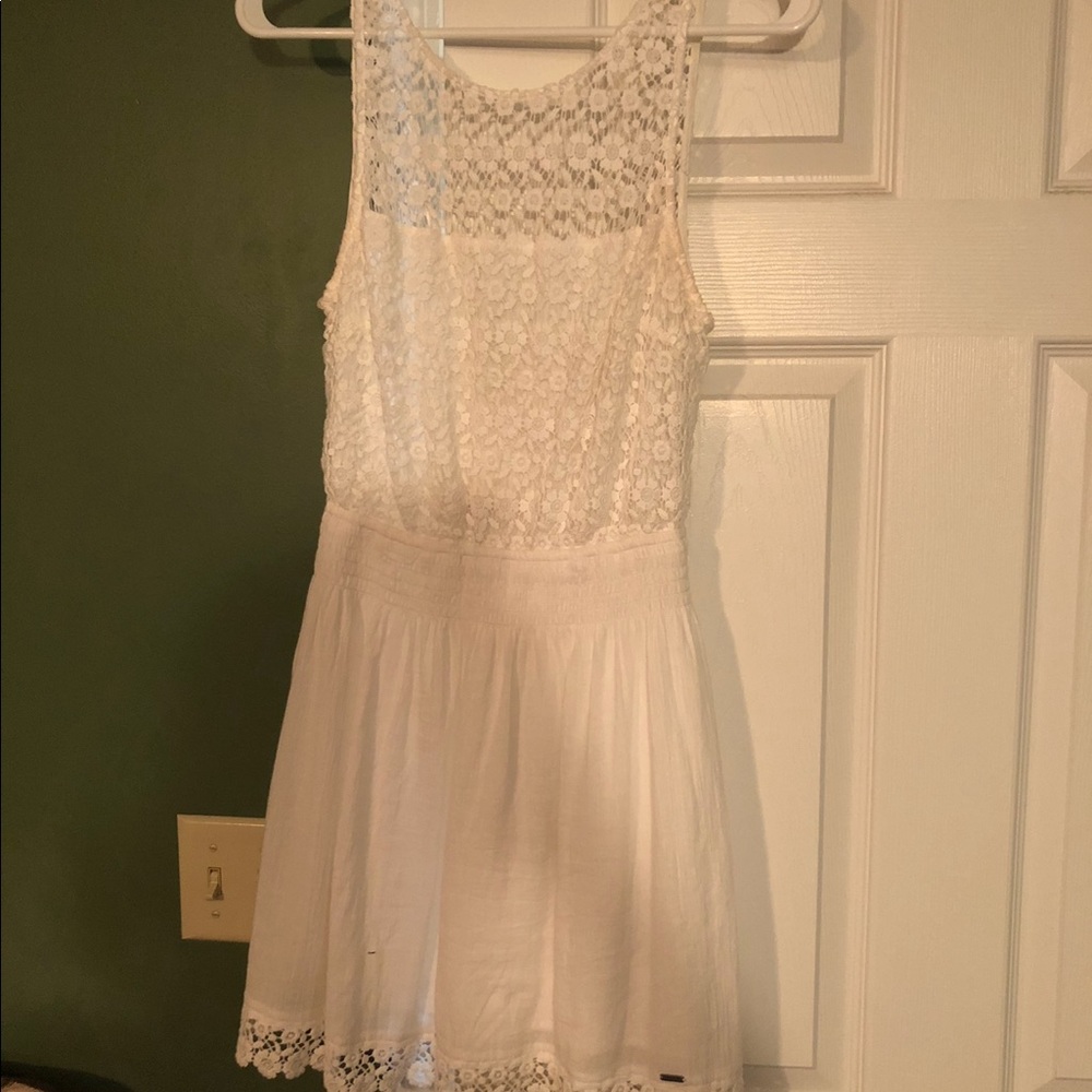 White Hollister Lace dress